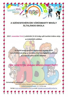 Nyílt tanítási órák lesznek a Vörösmarty Mihály Általános Iskolában csütörtökön